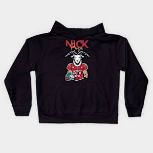 nick bosa the goat Kids Hoodie